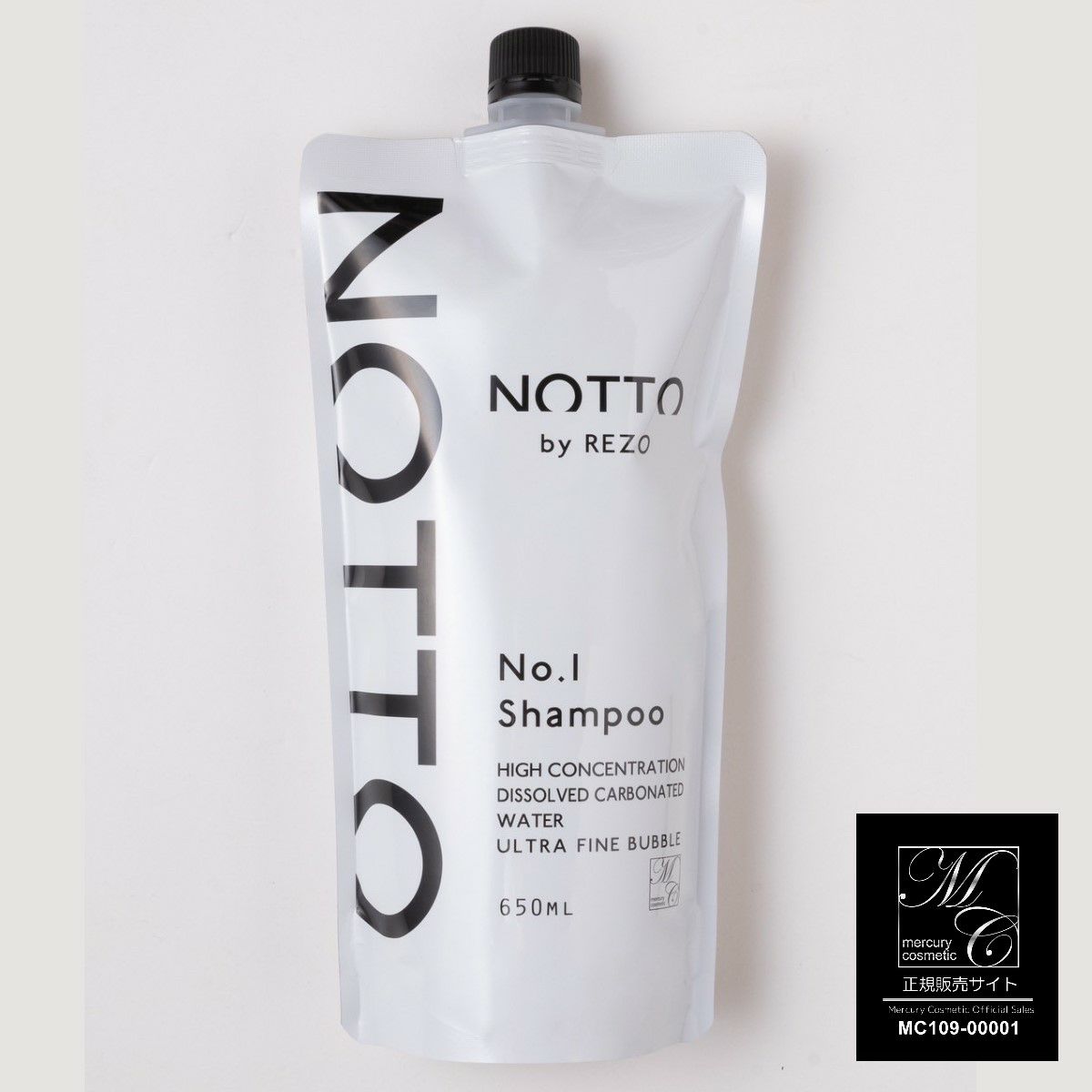 NOTTO No.1 Shampoo 650ml ｜Mercury Cosmetic｜美容・化粧品通販